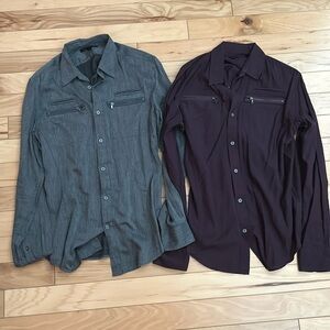 2 John Varvatos USA Shirts